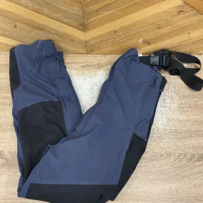 Cabela's - Men's Gore-Tex Bibbed Shell Pants - MSRP $400: Navy Blue/Black-men-MD