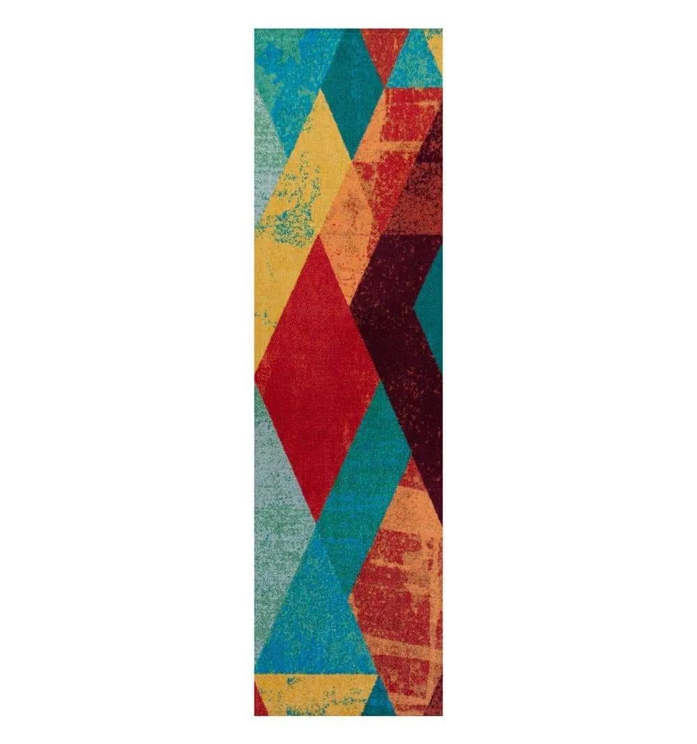 Abstraction Multi-Color Rugs