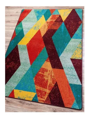 Abstraction Multi-Color Rugs