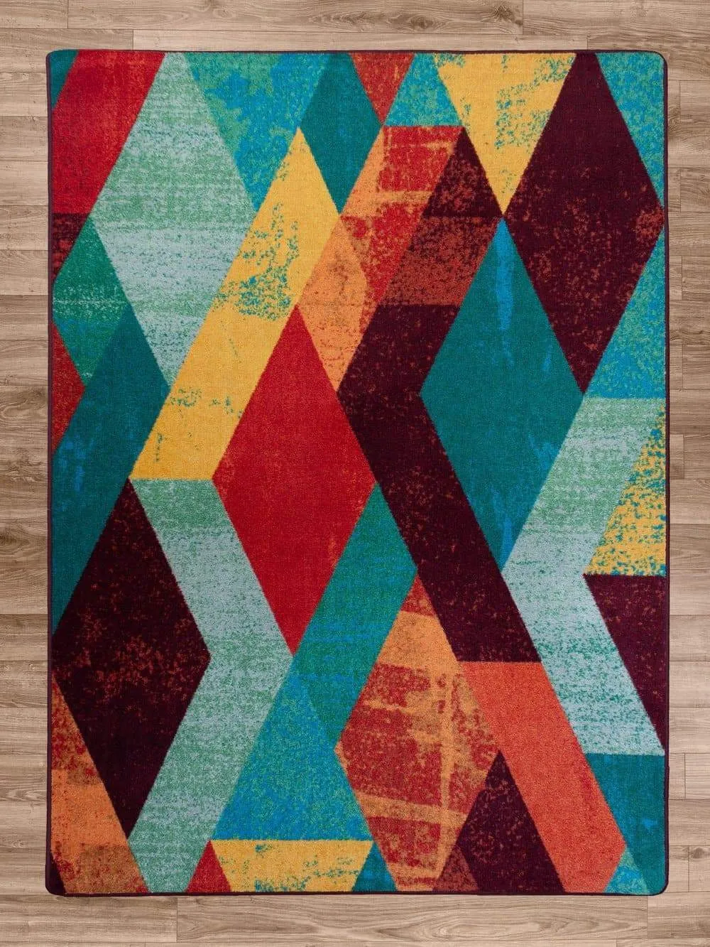 Abstraction Multi-Color Rugs