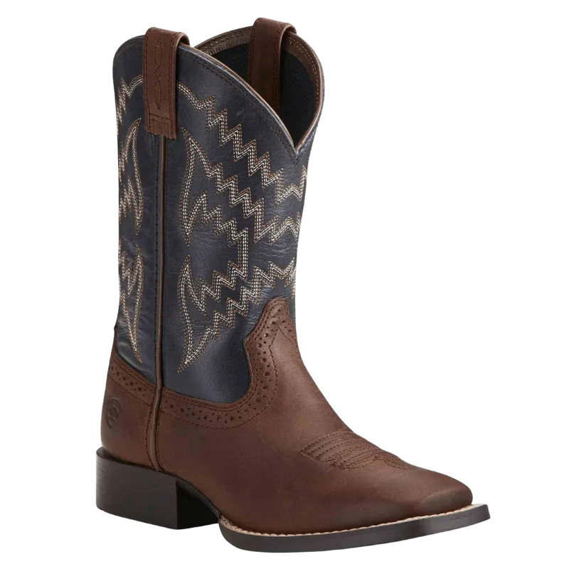 Ariat Kid's Brazen Brown Tycoon Western Boots 10021591