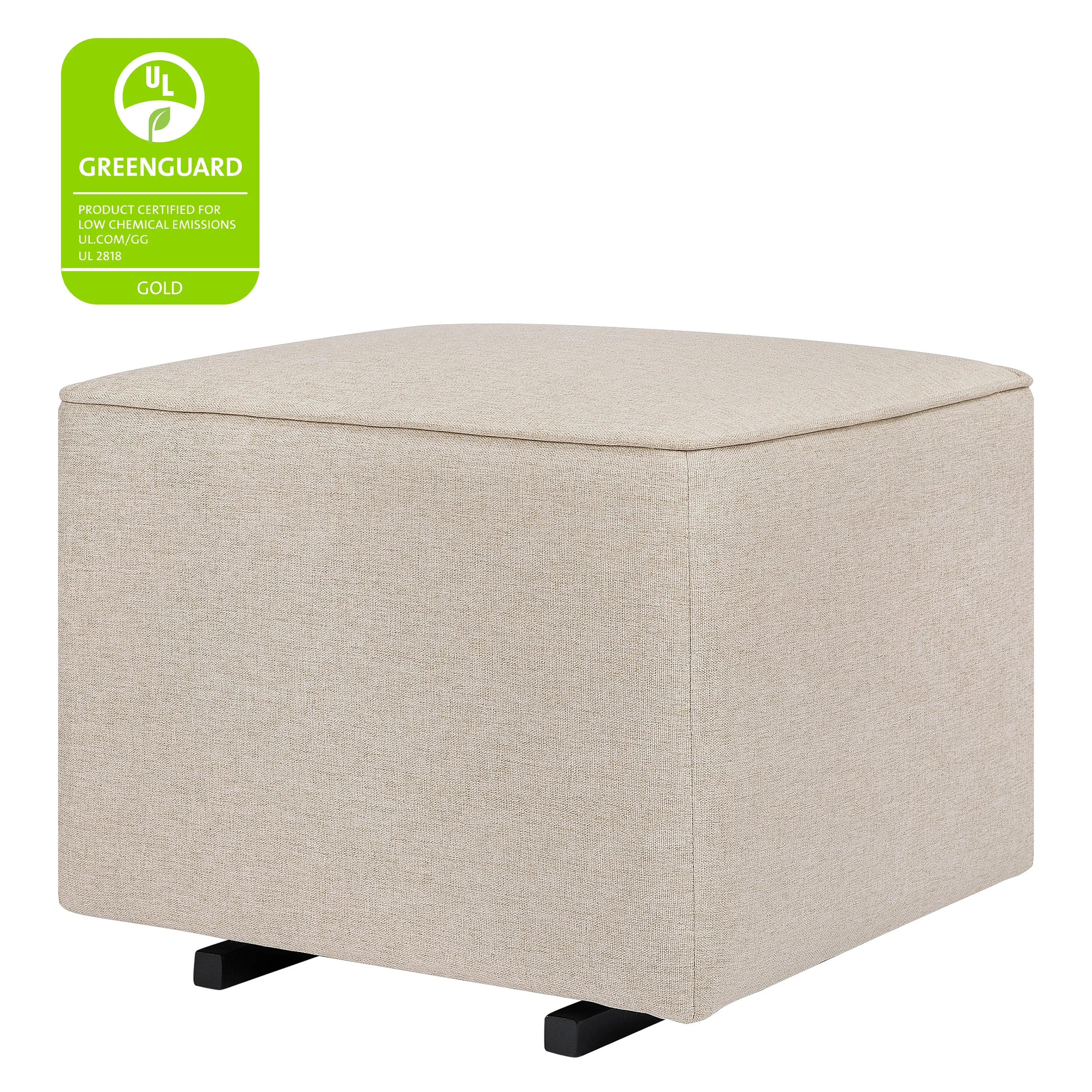 Babyletto Kiwi Gliding Ottoman in Eco-Performance Fabric