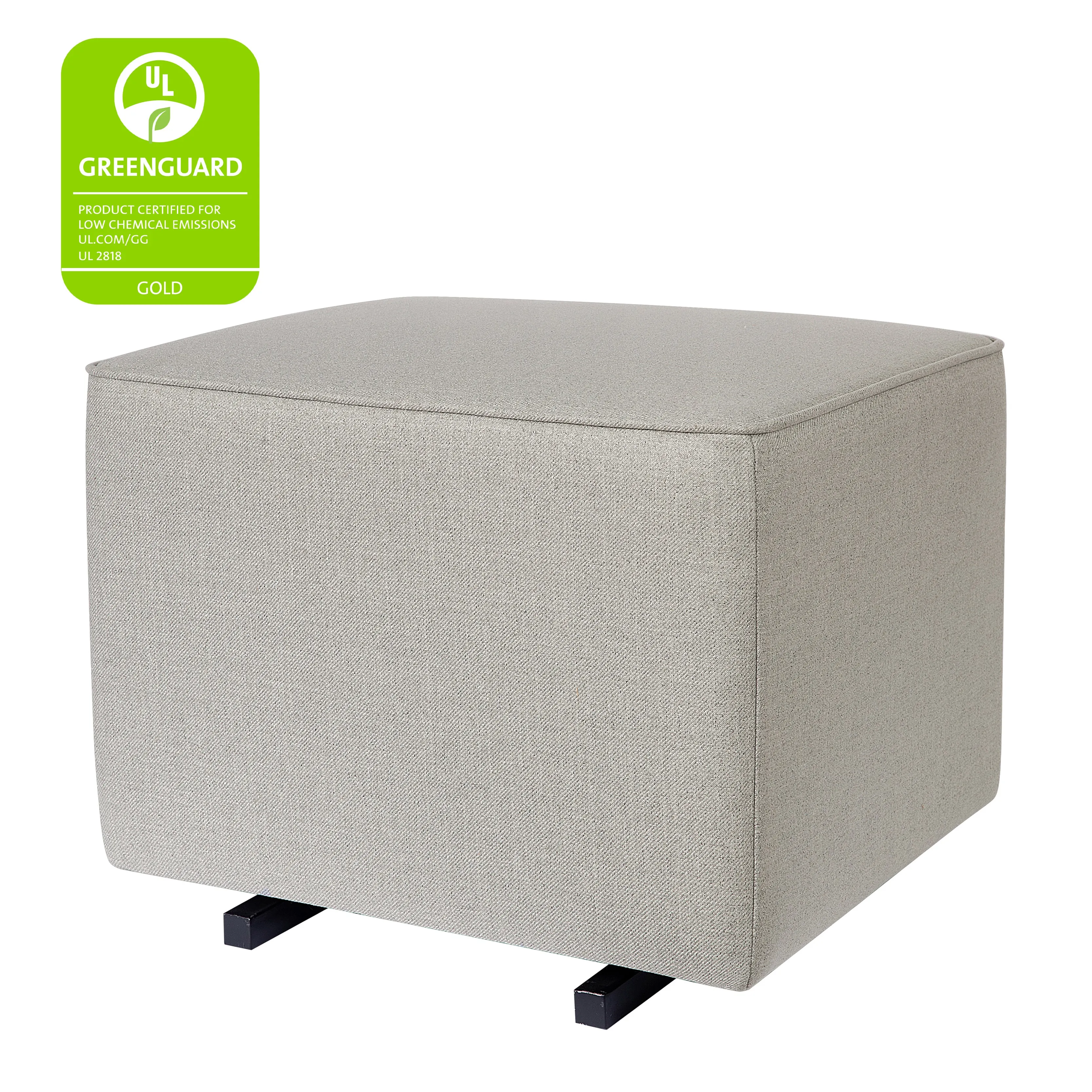 Babyletto Kiwi Gliding Ottoman in Eco-Performance Fabric