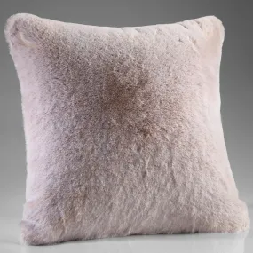 Beige Alaska Fox Faux Fur Cushions - Size Choice