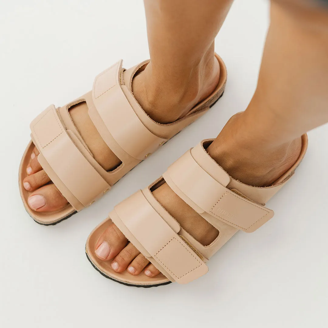 Birkenstock Uji Nubuck Leather-New Beige