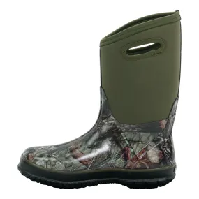 Bogs Kids Classic Camo Tall Rain Boots w/ Handles