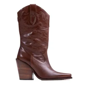 Bonderia Brown Western Boots