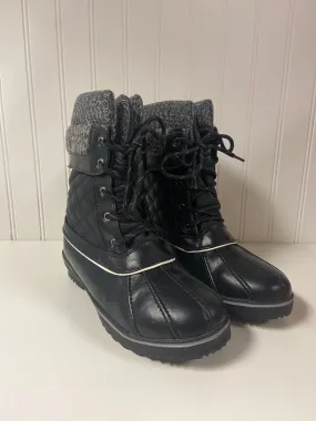 Boots Snow By Clothes Mentor In Black, Size: 7