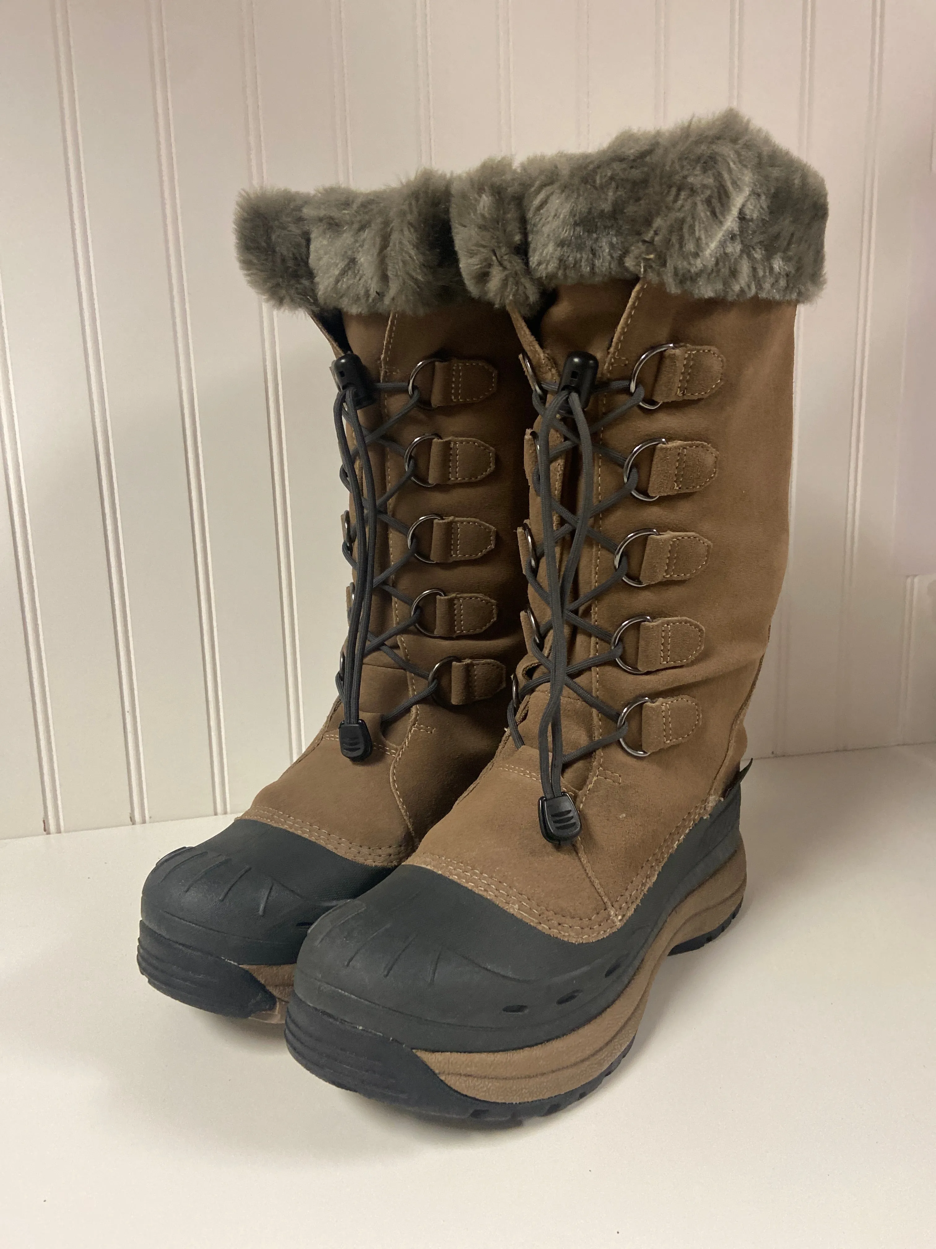 Boots Snow By Cmb In Brown, Size: 8