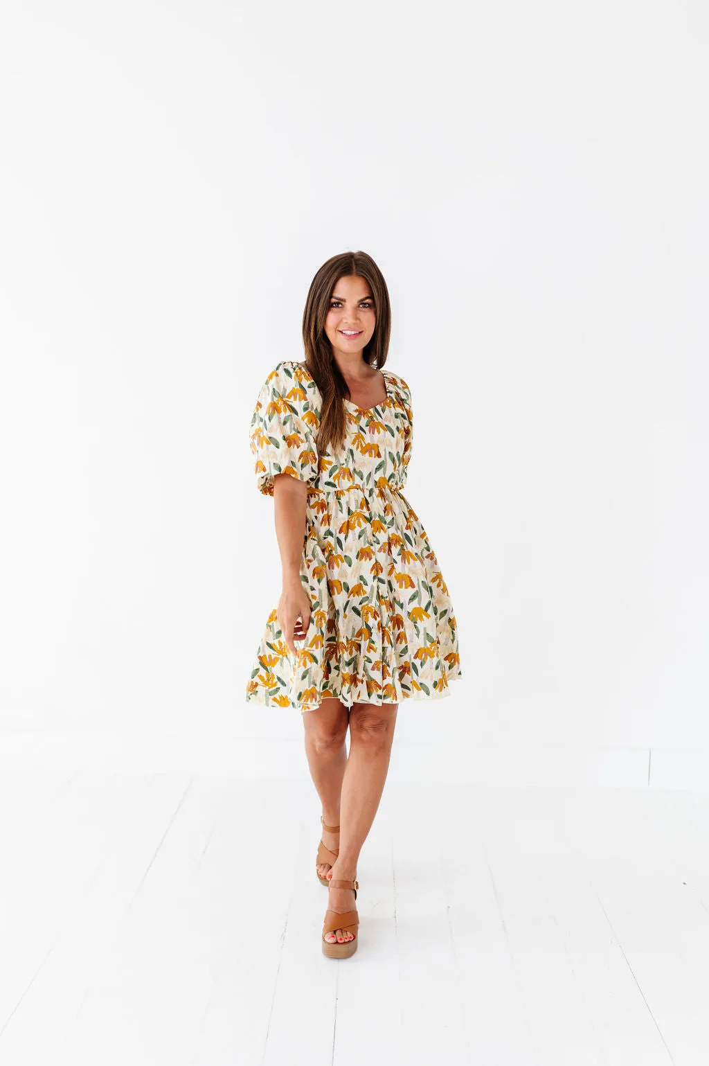 Cassia Floral Dress