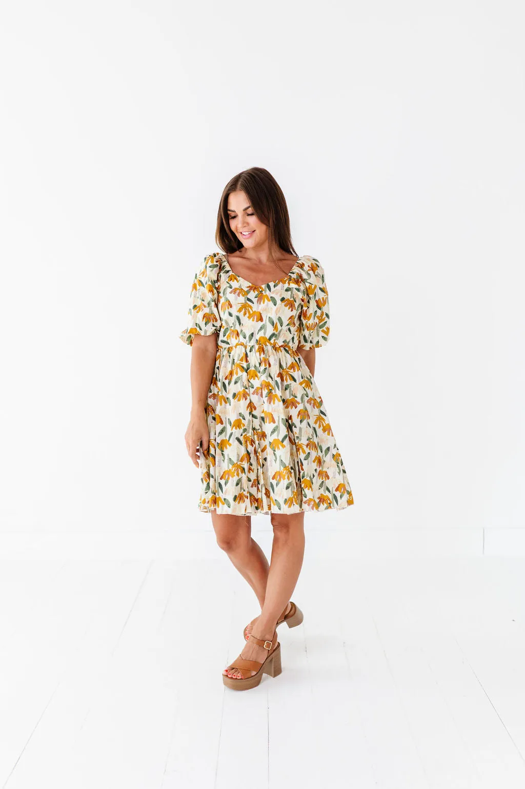 Cassia Floral Dress