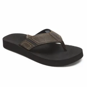 Dunham CARTER FLIP FLOP THONG BROWN