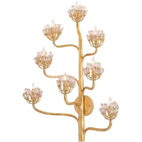 Gold Agave Wall Sconce