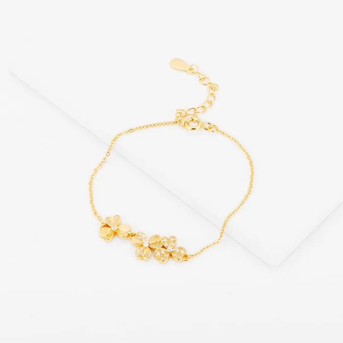 Golden Triple Sabine Bracelet