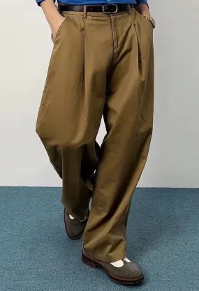 Khaki casual pants