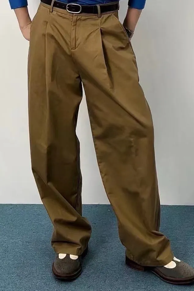 Khaki casual pants