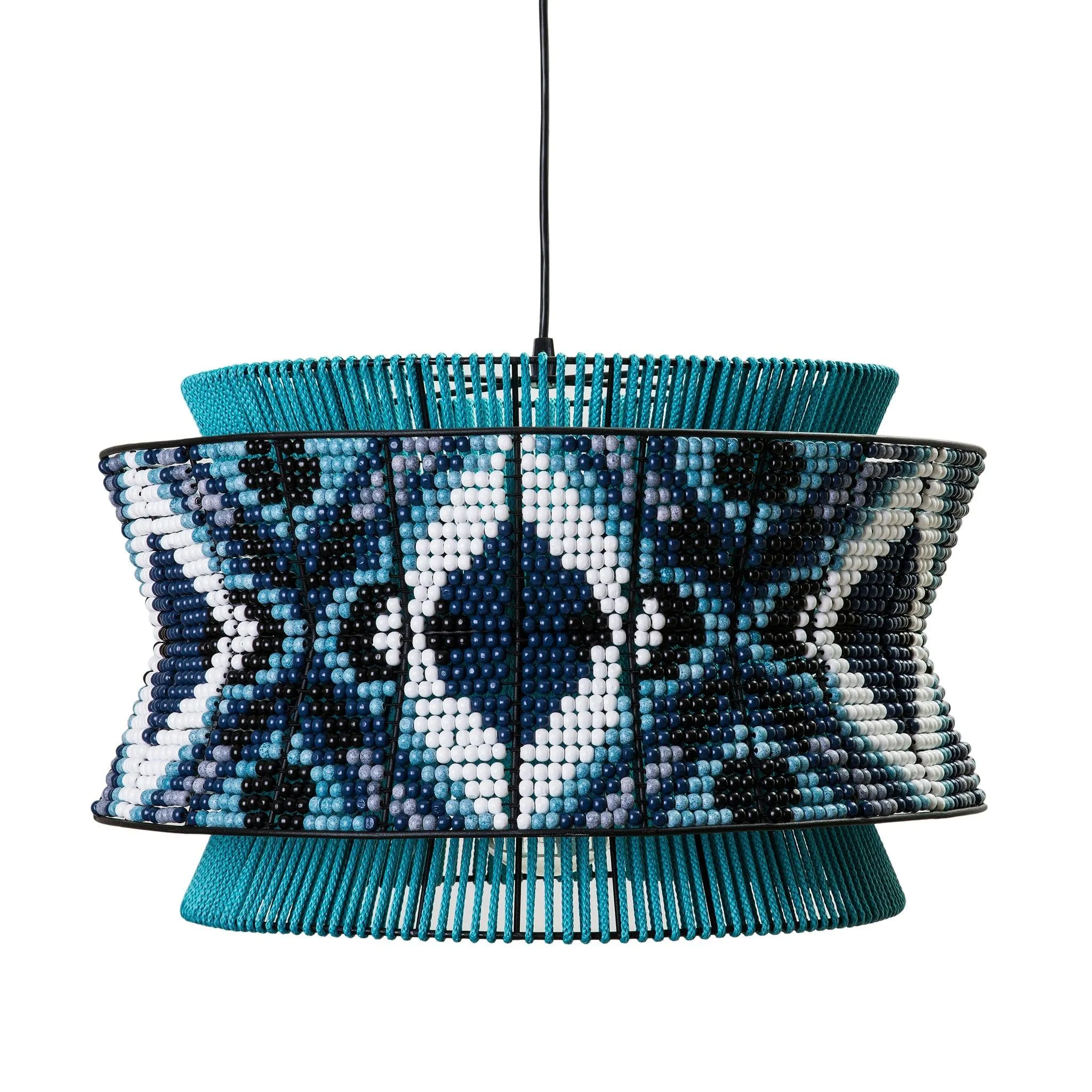 Liz Turquoise Modern Chandelier