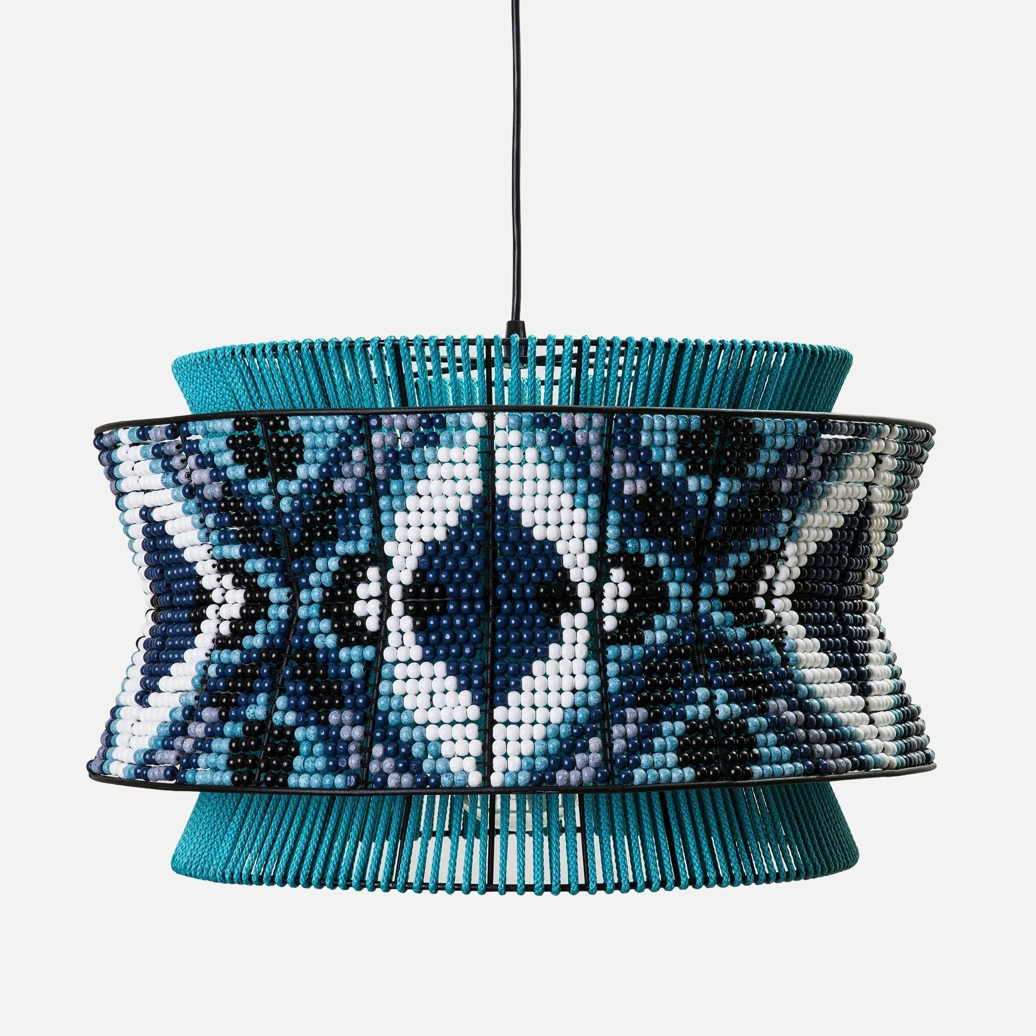 Liz Turquoise Modern Chandelier