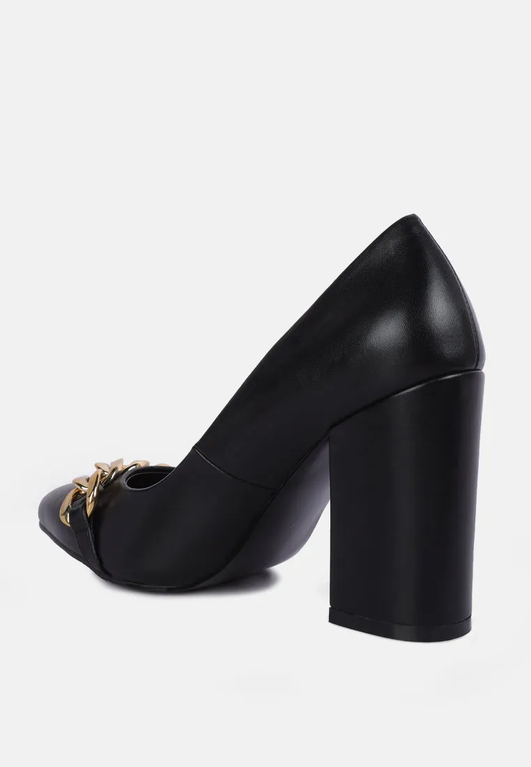 Majesty Block Heel Pumps By Ruw