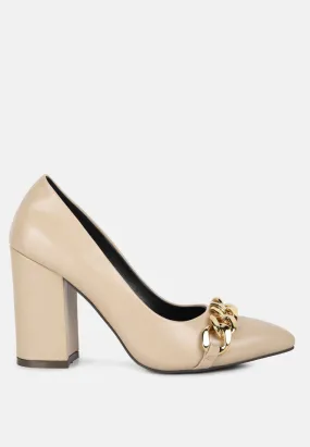 Majesty Block Heel Pumps By Ruw