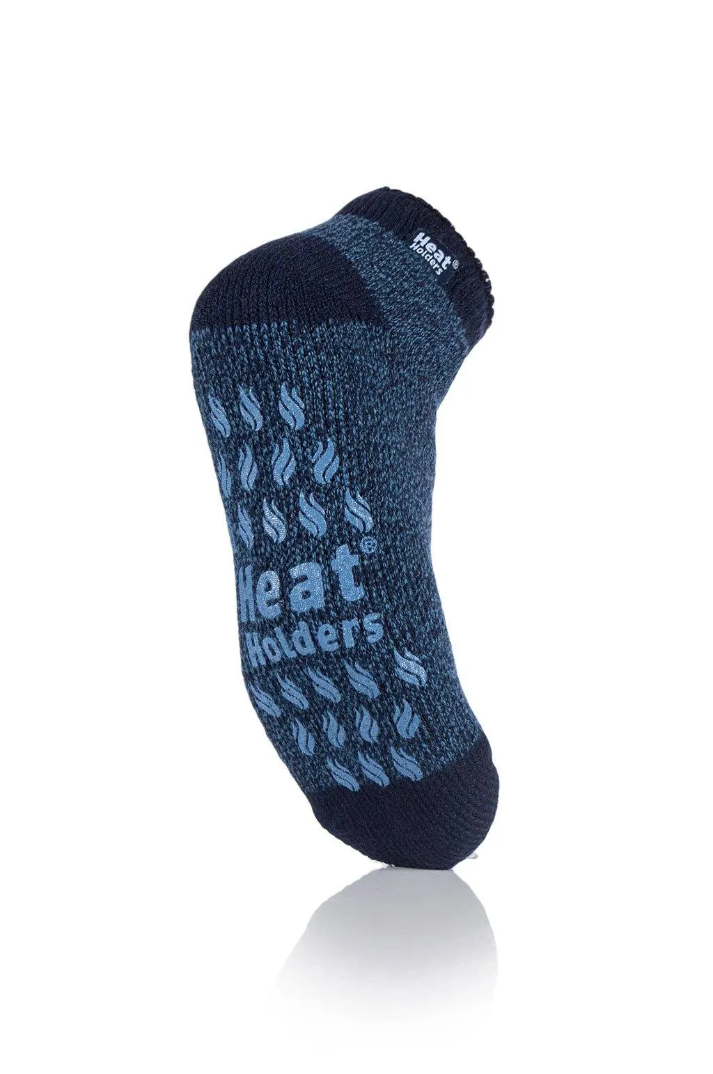 Men's Big/Tall Twist Ankle Slipper Socks