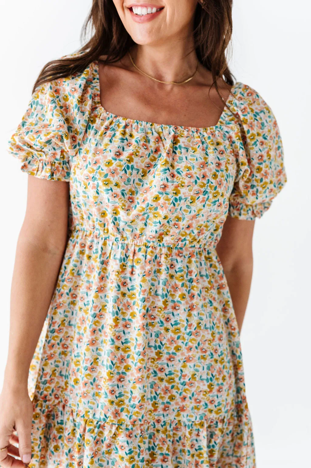 Susie Floral Tiered Dress