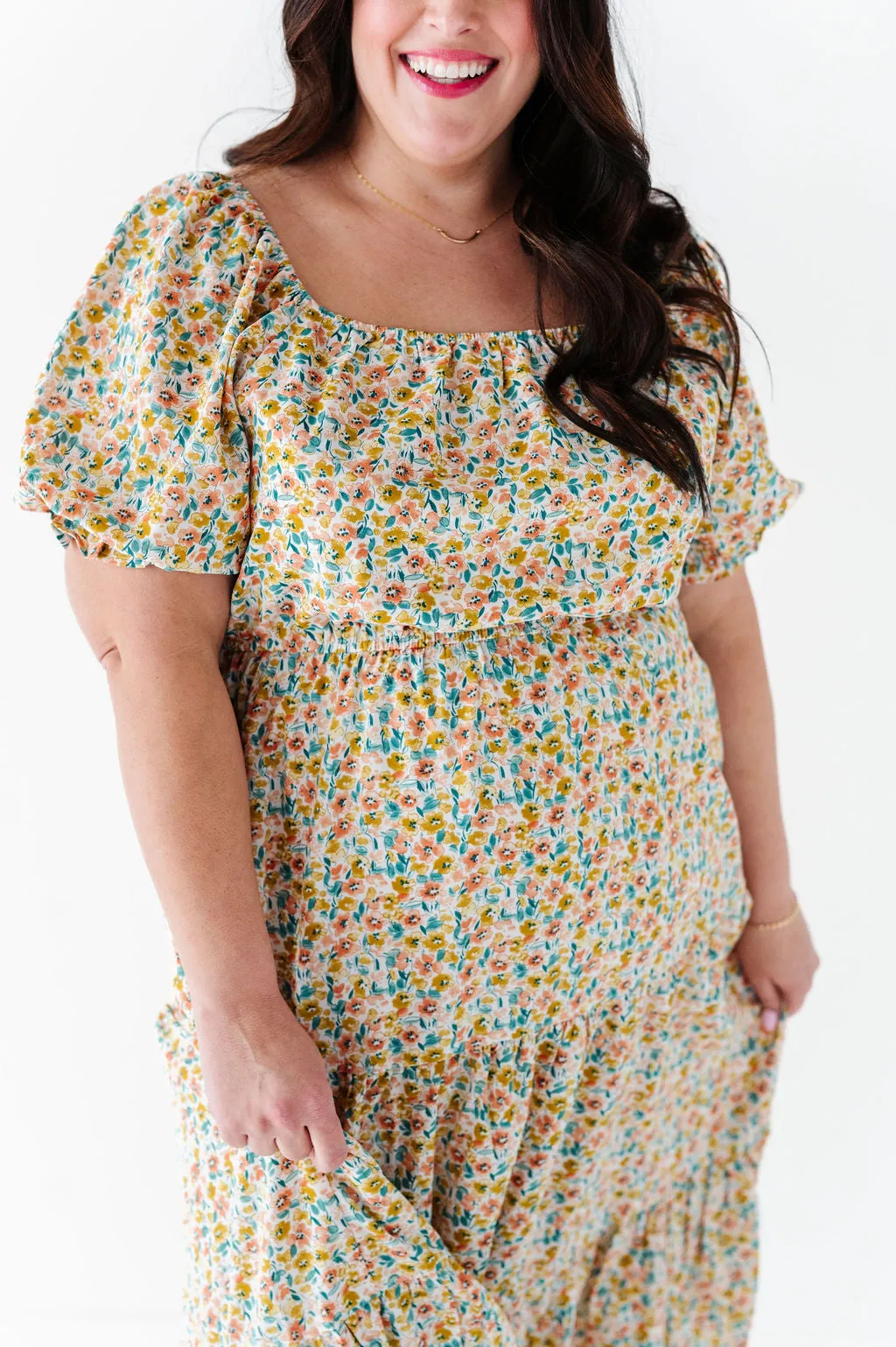 Susie Floral Tiered Dress